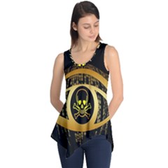 Virus Computer Encryption Trojan Sleeveless Tunic by Nexatart