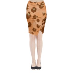 Seamless Tile Background Abstract Midi Wrap Pencil Skirt by Amaryn4rt
