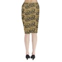 Abstract Swirl Background Wallpaper Midi Wrap Pencil Skirt View2