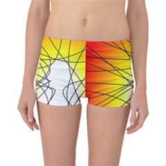 Spirituality Man Origin Lines Boyleg Bikini Bottoms by Amaryn4rt