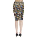 Abstract Pattern Design Artwork Midi Wrap Pencil Skirt View2