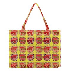 Funny Faces Medium Tote Bag by Amaryn4rt