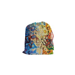 Background Structure Absstrakt Color Texture Drawstring Pouches (xs)  by Amaryn4rt