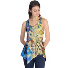 Background Structure Absstrakt Color Texture Sleeveless Tunic by Amaryn4rt