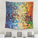 Background Structure Absstrakt Color Texture Square Tapestry (Large) View2
