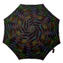 Texture Colorful Abstract Pattern Hook Handle Umbrellas (Large) View1