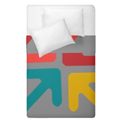 Arrows Center Inside Middle Duvet Cover Double Side (single Size) by Amaryn4rt