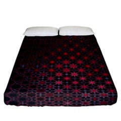Star Patterns Fitted Sheet (california King Size) by Amaryn4rt