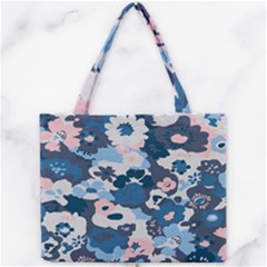 Fabric Wildflower Bluebird Mini Tote Bag by Simbadda