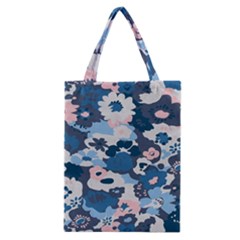Fabric Wildflower Bluebird Classic Tote Bag by Simbadda