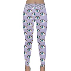 Purple Eyeballs Classic Yoga Leggings by boho