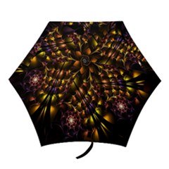 Art Design Image Oily Spirals Texture Mini Folding Umbrellas by Simbadda