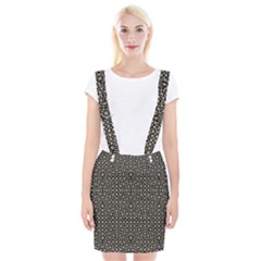 Modern Oriental Pattern Suspender Skirt by dflcprintsclothing