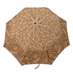 Mechanical Tech Pattern Folding Umbrellas by Simbadda