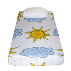 Sunshine Tech White Fitted Sheet (single Size) by Simbadda