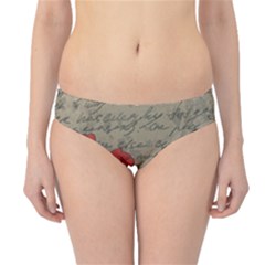 Vintage Tulips Hipster Bikini Bottoms by Valentinaart