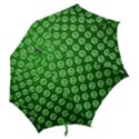 Whatsapp Logo Pattern Hook Handle Umbrellas (Large) View2