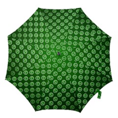 Whatsapp Logo Pattern Hook Handle Umbrellas (small) by Simbadda