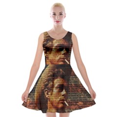 James Dean   Velvet Skater Dress by Valentinaart