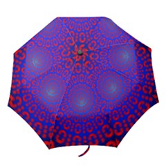 Binary Code Optical Illusion Rotation Folding Umbrellas by Simbadda