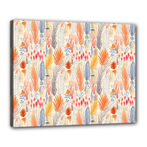 Repeating Pattern How To Canvas 20  X 16  by Simbadda