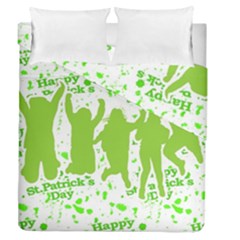 Saint Patrick Motif Duvet Cover Double Side (queen Size) by dflcprints