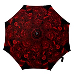 Warrior - Red Hook Handle Umbrellas (large) by Valentinaart