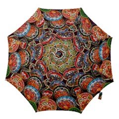 Art Background Bowl Ceramic Color Hook Handle Umbrellas (small) by Simbadda