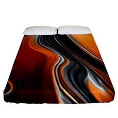 Fractal Structure Mathematics Fitted Sheet (king Size) by Simbadda