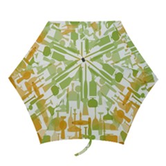 Angerine Blenko Glass Mini Folding Umbrellas by Simbadda