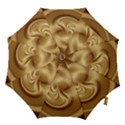 Gold Background Texture Pattern Hook Handle Umbrellas (Small) View1