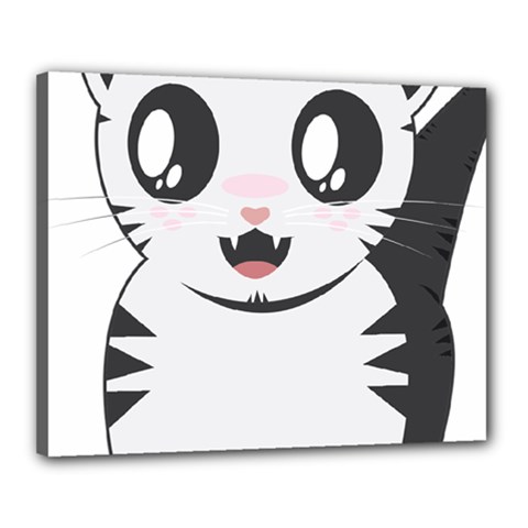 Meow Canvas 20  X 16  by evpoe