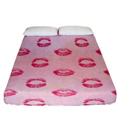 Watercolor Kisses Patterns Fitted Sheet (california King Size) by TastefulDesigns