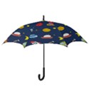Space Background Design Hook Handle Umbrellas (Large) View3