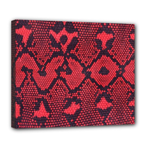 Leather Point Surface Deluxe Canvas 24  X 20   by Simbadda