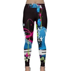 Sneakers Shoes Patterns Bright Classic Yoga Leggings by Simbadda
