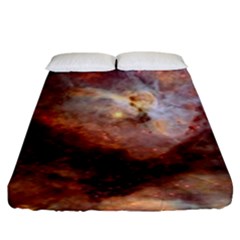 Carina Nebula Fitted Sheet (king Size) by SpaceShop