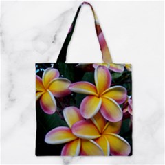 Premier Mix Flower Zipper Grocery Tote Bag by alohaA