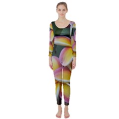 Premier Mix Flower Long Sleeve Catsuit by alohaA