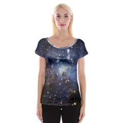 Large Magellanic Cloud Women s Cap Sleeve Top by SpaceShop