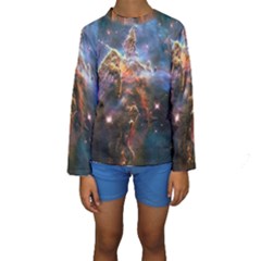 Pillar And Jets Kids  Long Sleeve Swimwear by SpaceShop