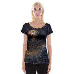 Seagull Nebula Women s Cap Sleeve Top by SpaceShop