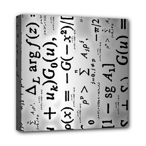 Science Formulas Mini Canvas 8  X 8  by Simbadda