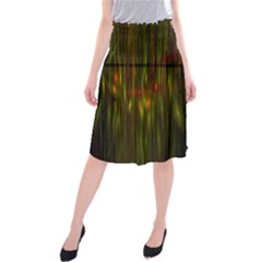 Fractal Rain Midi Beach Skirt by Simbadda