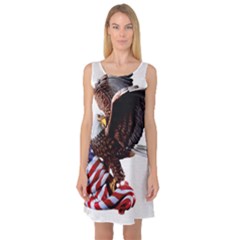 Independence Day United States Sleeveless Satin Nightdress by Simbadda