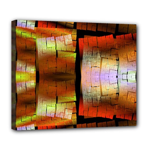 Fractal Tiles Deluxe Canvas 24  X 20   by Simbadda