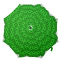 Shamrocks 3d Fabric 4 Leaf Clover Hook Handle Umbrellas (Medium) View1
