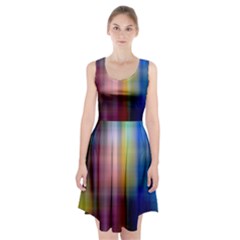 Colorful Abstract Background Racerback Midi Dress by Simbadda