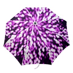 Bokeh Background In Purple Color Folding Umbrellas by Amaryn4rt
