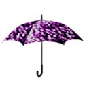 Bokeh Background In Purple Color Hook Handle Umbrellas (Large) View3